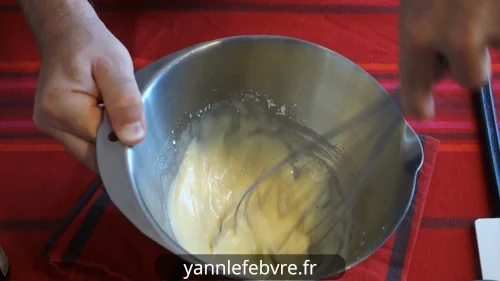 Créme patissière: blanchir la préparation par yann lefebvre