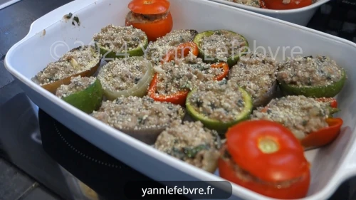 Farcis niçois: dressage des petits farcis niçois