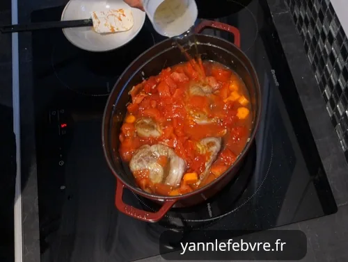 Osso buco: ajout du vin blanc par Yann Lefebvre