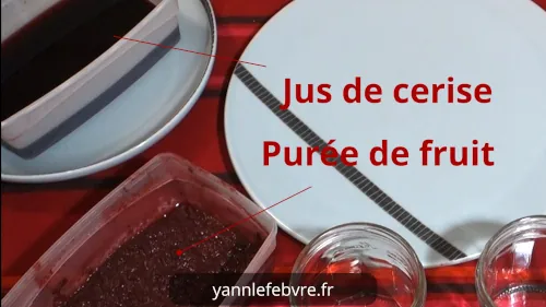 Tiramisu - Séparation jus et purée de fruits pour un tiramisu aux fruits par Yann Lefebvre