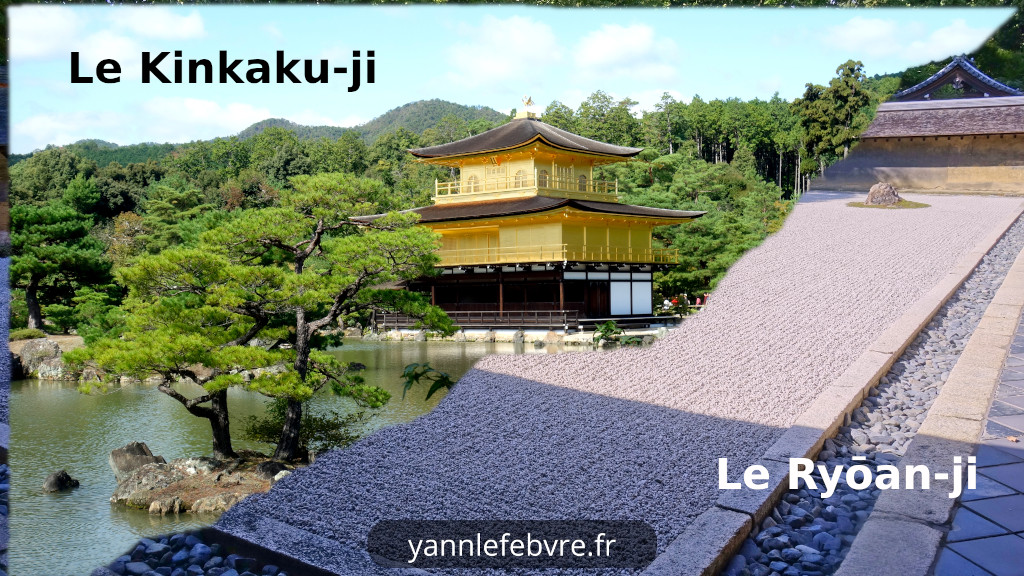 Temple Ryoan-ji & Kinkaku-ji à Kyoto par Yann Lefebvre en 2024