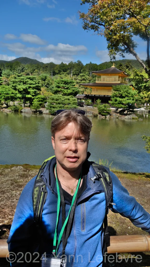 Japon - Kyoto - Kinkaku ji - le célèbre Pavillon d’Or avec Yann Lefebvre