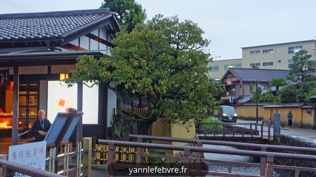Nagamachi - quartier des samourai - rue avec Yann Lefebvre