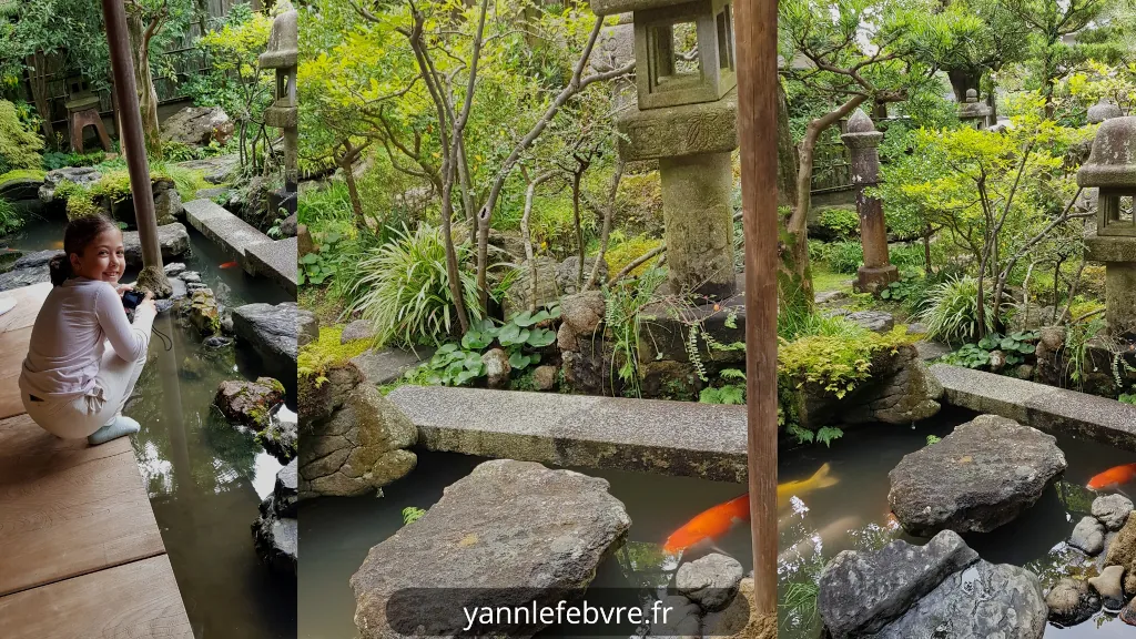Quartier des samourais - Jardin dans la maison Nomura avec Yann Lefebvre