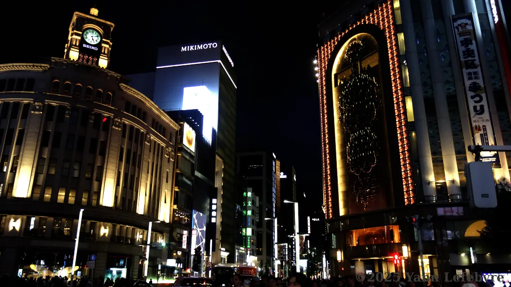 Le quartier Ginza Surnommé les "Champs-Elysées" de Tokyo par Yann Lefebvre