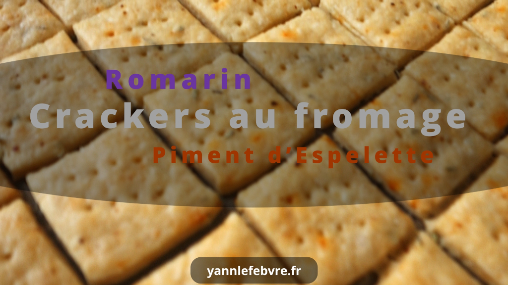 Crackers au fromage par Yann lefebvre 2025 : apéritif gourmand maison !