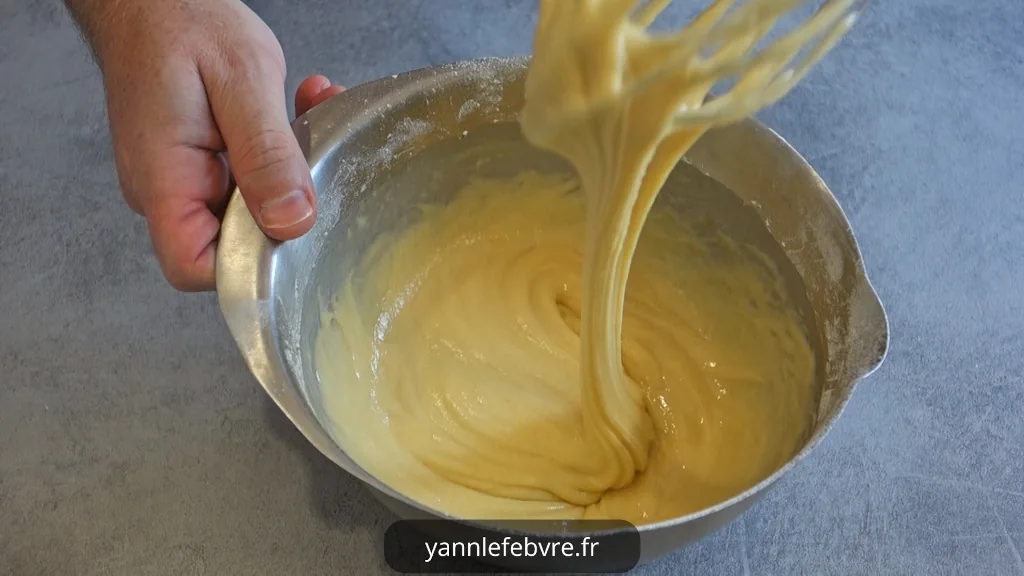 Madeleine avec décoration chocolat par Yann Lefebvre 2025 : pâte