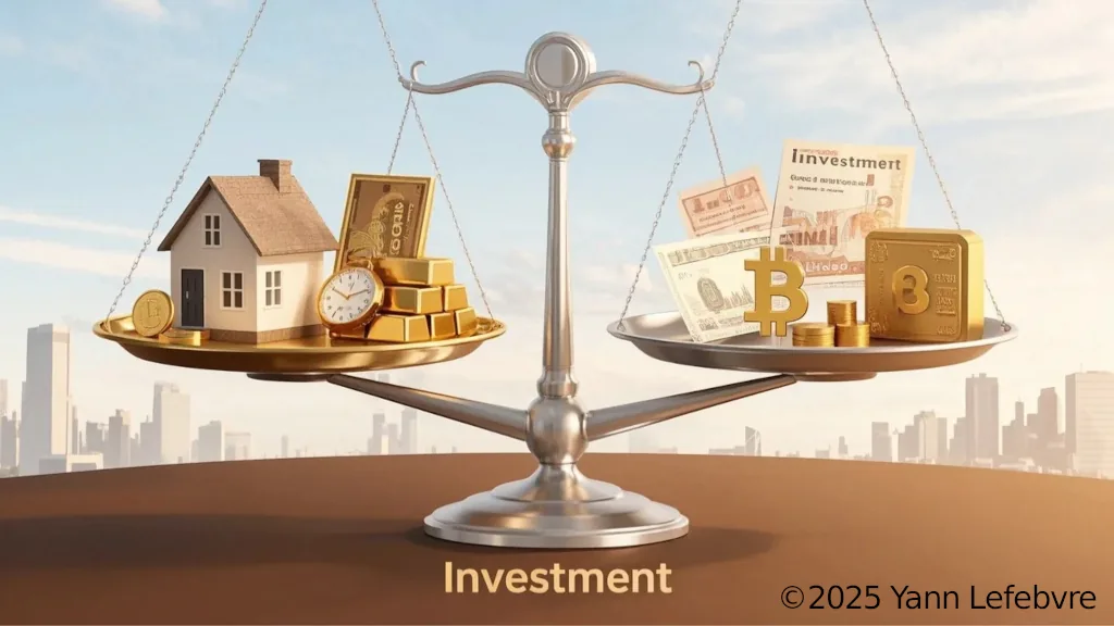Allocation d'actifs : image réalisée avec IA par Yann Lefebvre