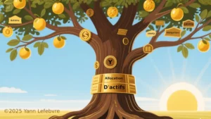 Allocation d'actifs : image réalisée avec IA par Yann Lefebvre