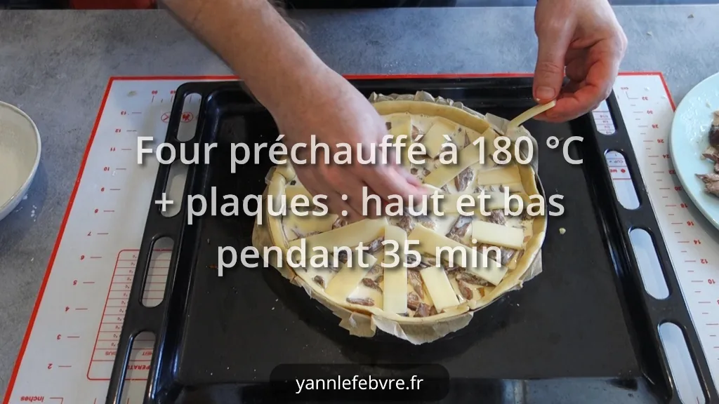 Savourez la quiche butternut champignon de Yann Lefebvre : pâte croustillante, courge fondante et champignons savoureux. Recette gourmande pour l'automne !