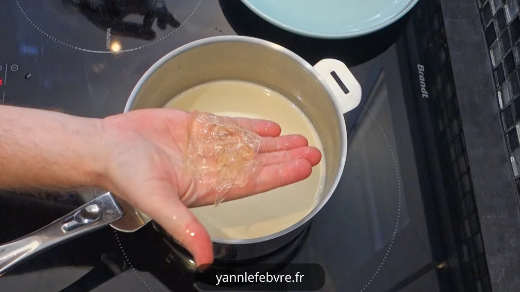 Découvrez notre panna cotta onctueuse au yaourt grec, sublimée par une touche d’ananas rôti, pour un dessert frais et gourmand par Yann Lefebvre 2025