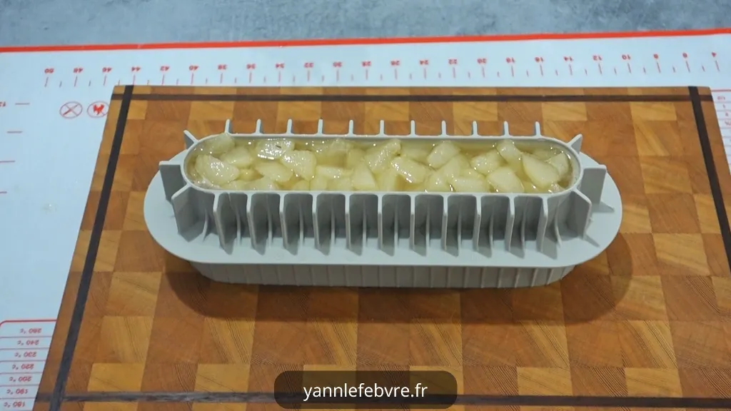 Bûche de Noël Praliné-Poire qui Fond en Bouche (Dacquoise + Ganache) par Yann Lefebvre 2025