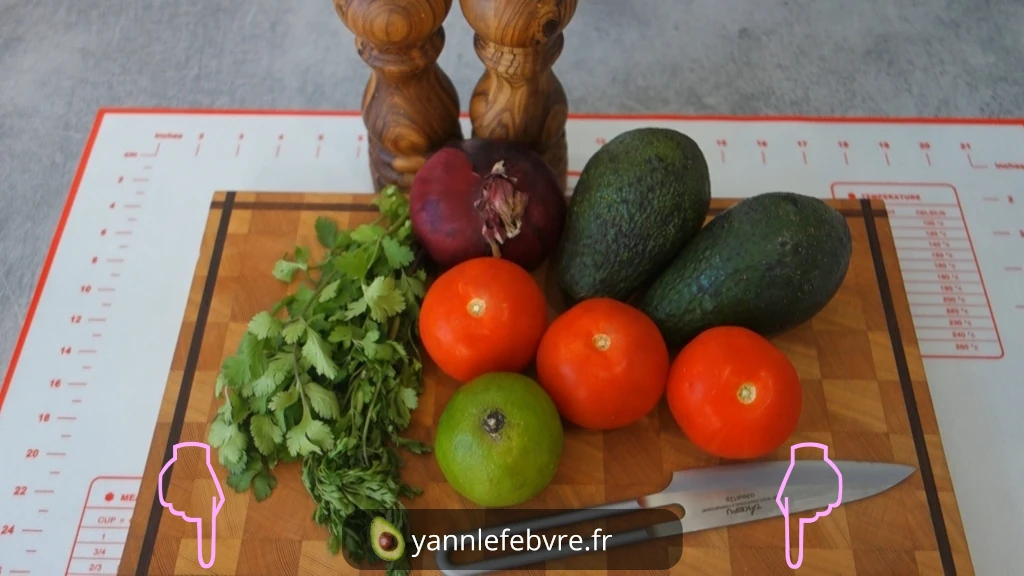 Recette guacamole maison facile et authentique en 5 minutes par Yann Lefebvre