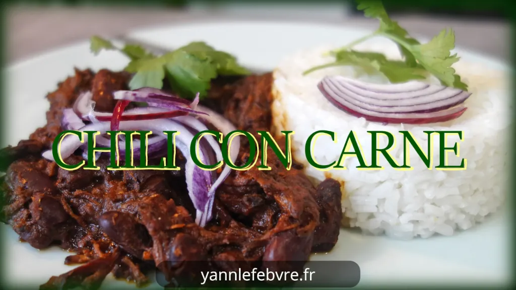 Recette Chili con carne familial mijoté lent avec de pâte piments douce par Yann Lefebvre