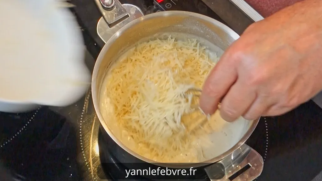 Tarte aux Épinards, Œufs Durs et sauce Mornay Gratinée par Yann Lefebvre