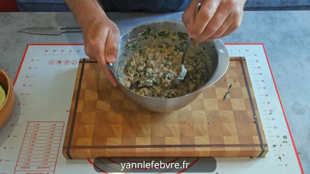 Courgettes farcies à la provençale par Yann Lefebvre