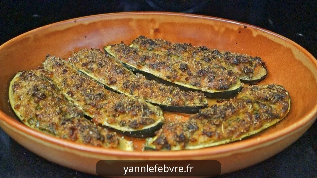Courgettes farcies à la provençale par Yann Lefebvre