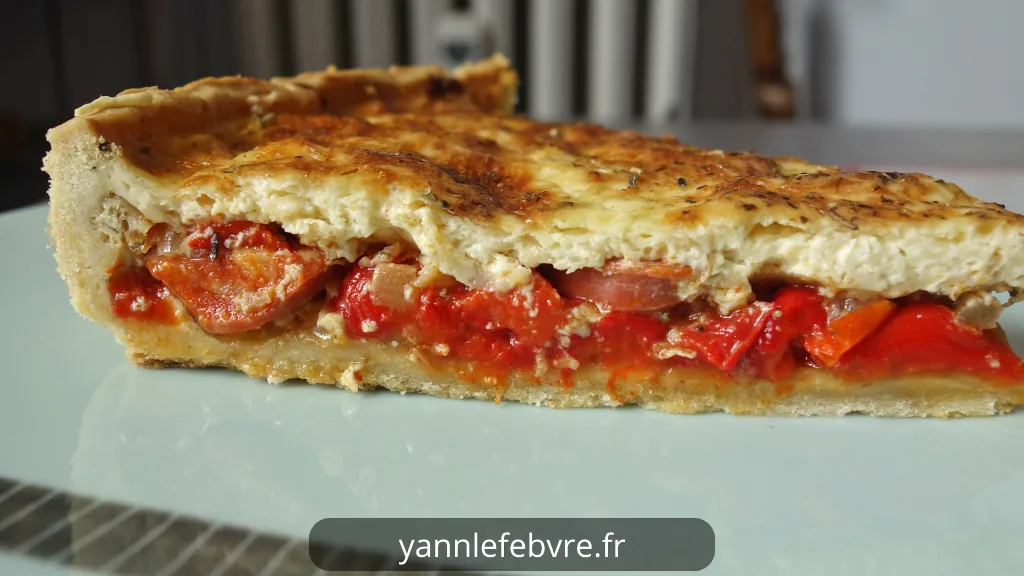 délicieuse Quiche Chorizo et Poivrons, ultra gourmande et pleine de saveurs ! Une recette facile et rapide à réaliser, parfaite pour un repas du soir, un brunch ou un pique-nique.