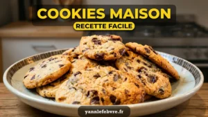 Recette de cookies aux pépites de chocolat moelleux et gourmands. Faciles à préparer, ces biscuits américains sont parfaits pour le goûter par Yann Lefebvre