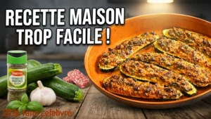 Courgettes farcies à la provençale, recette estivale gourmande par Yann Lefebvre