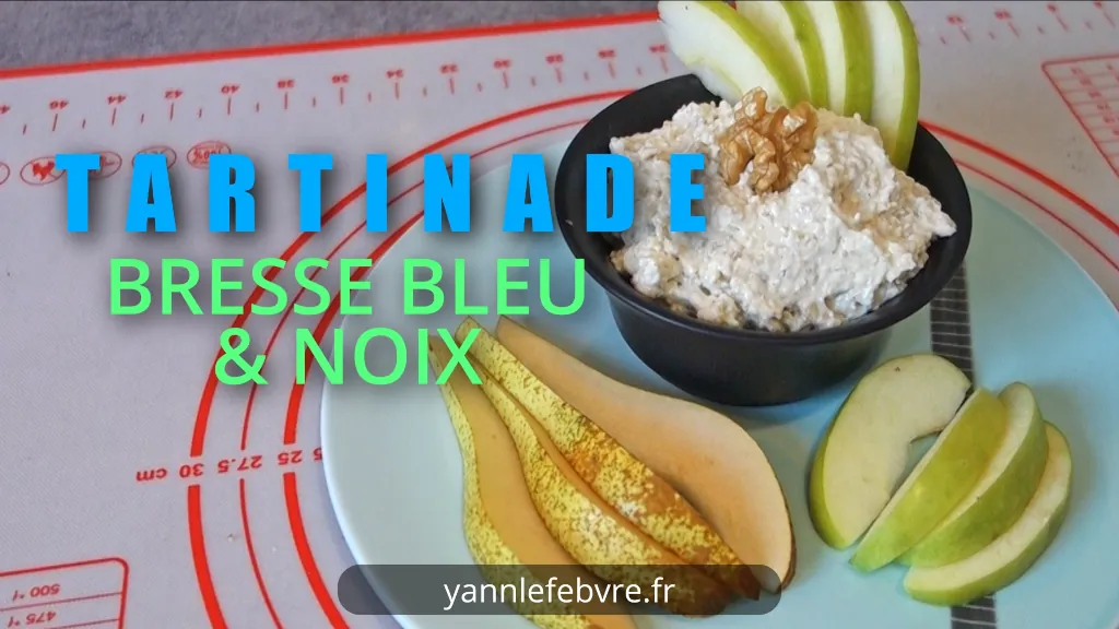 Un dip au Bresse Bleu et aux noix généreux et assumé, parfait pour les amateurs de fromages qui ont du caractère par Yann Lefebvre