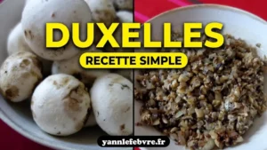 Duxelles de champignons