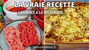Lasagnes à la bolognaise maison : la meilleure recette ! Lasagnes riches, gourmandes et gratinées avec une sauce bolognaise mijotée lentement. Recette familiale par Yann Lefebvre.
