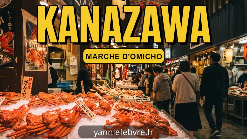 Marché d'Omicho : labyrinthe animé de plus de 170 boutiques au Omicho market à Kanazawa par Yann Lefebvre