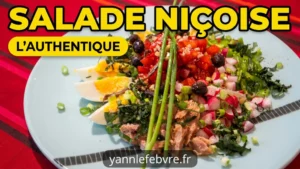 Salade niçoise : salade de tomates de Nice (crudités, œufs, thon, anchois). Simple & savoureuse ! par Yann Lefebvre