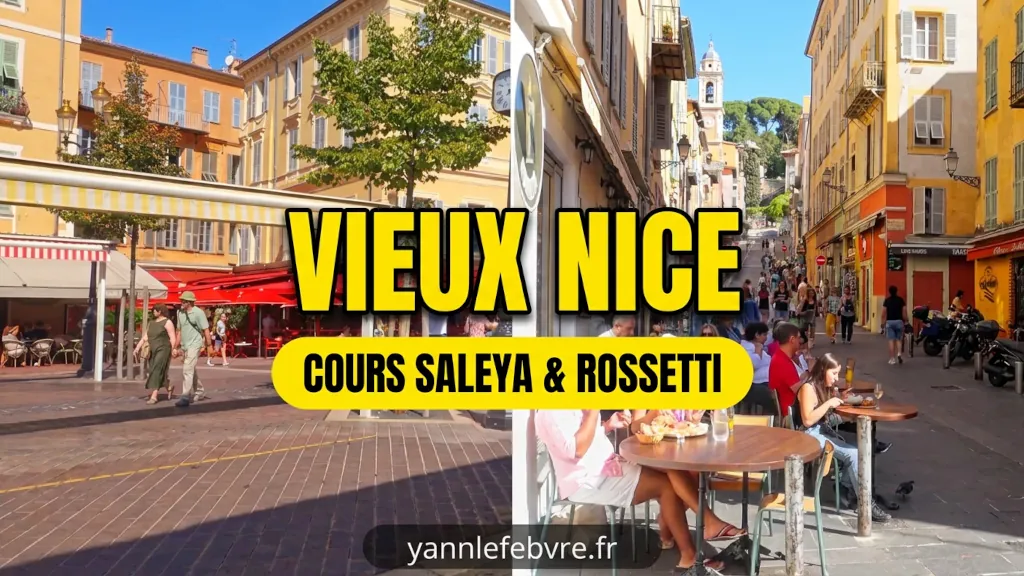 Visite touristique dans le Vieux Nice 1: Place du Palais de justice, Cours Saleya & Place Rossetti ! par Yann Lefebvre