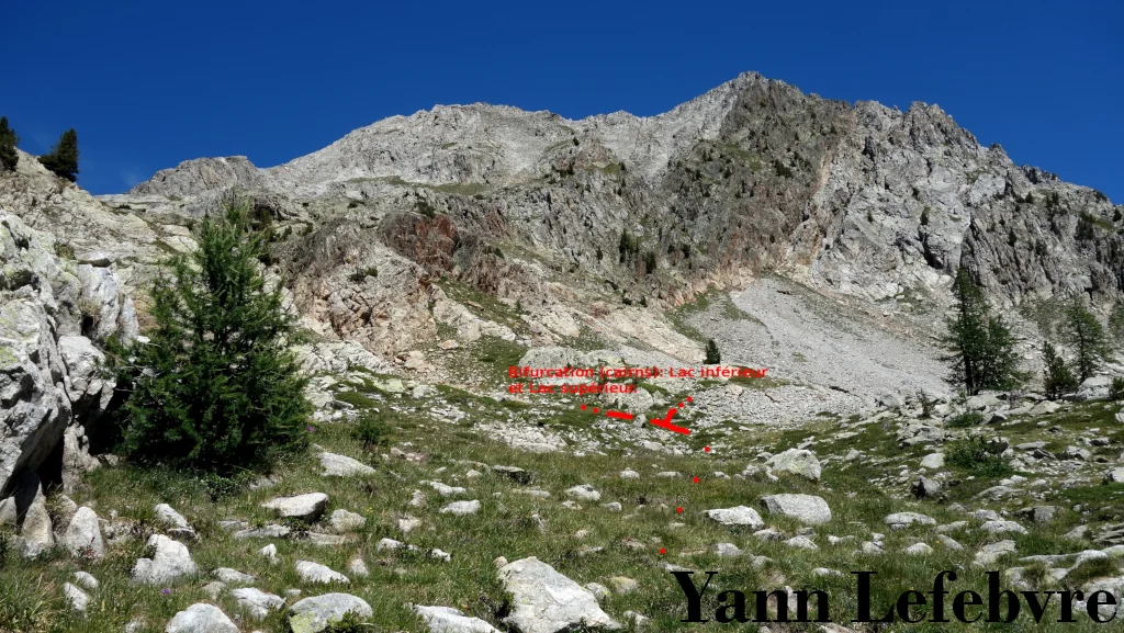 Bivouac aux lacs des Bresses : Au dessus du Lac Nègre par Yann Lefebvre