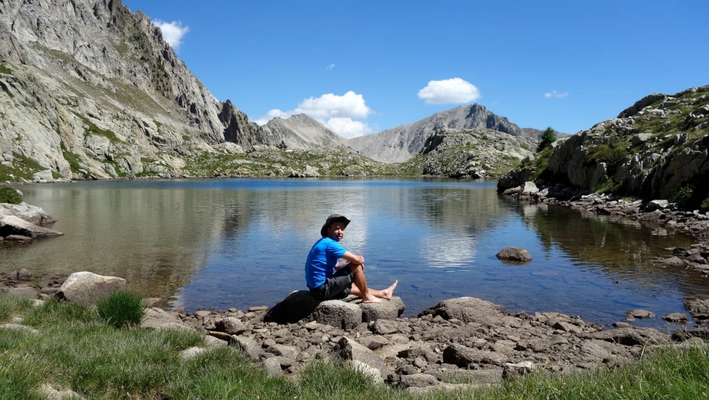 Bivouac aux lacs des Bresses : Au dessus du Lac Nègre par Yann Lefebvre