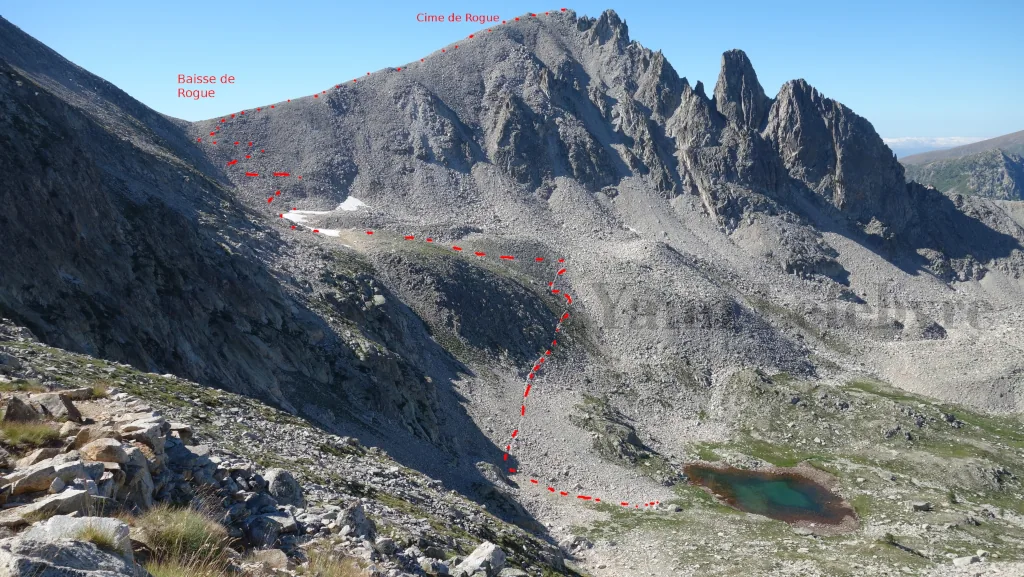 Randonnée à la Cime de Rogué : Au dessus du Lac Nègre par Yann Lefebvre