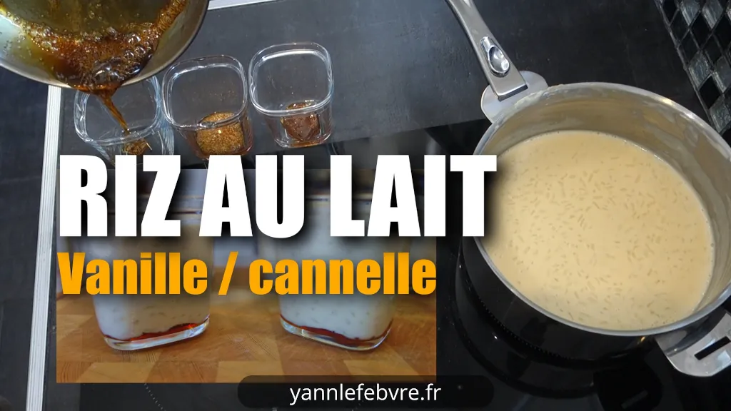 Riz au lait onctueux, prêt en un rien de temps par Yann Lefebvre